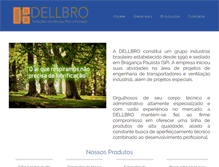 Tablet Screenshot of dellbro.com.br